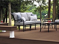 <b>TimberTech Pro Terrain Collection Silver MapleComposite Decking with Radiance Railing</b>